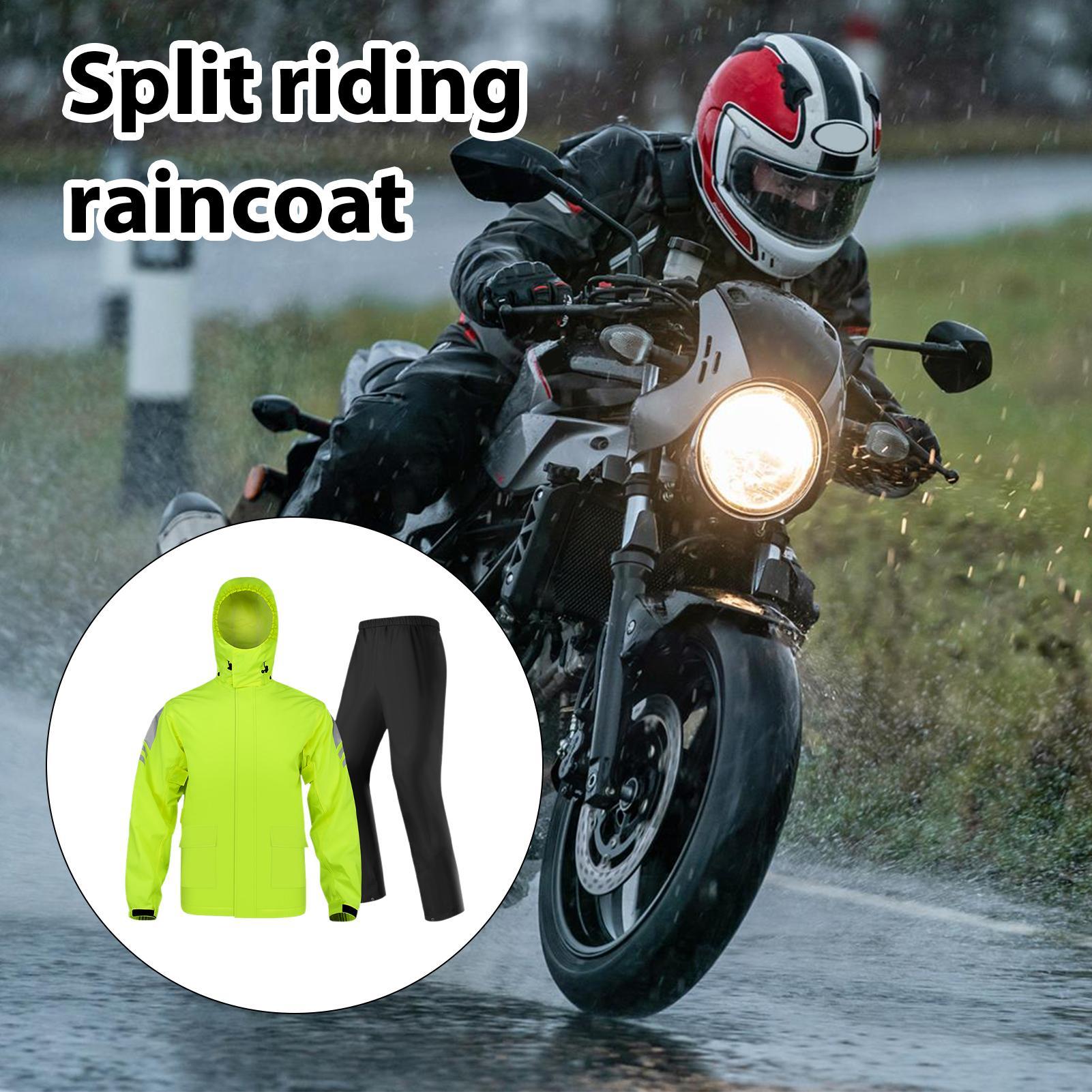 Motorcycle Gear Jacket - Wodoodporne kombinezony przeciwdeszczowe dla mężczyzn Oddychające