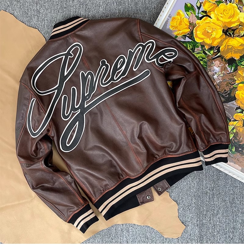 Riding Jacket Leather - Wysokiej jakości kurtka vintage z efektem