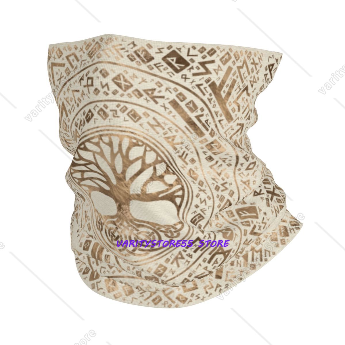 Neck Warmer Balaclava - Wielofunkcyjna Chusta Viking Yggdrasil Drzewo Życia