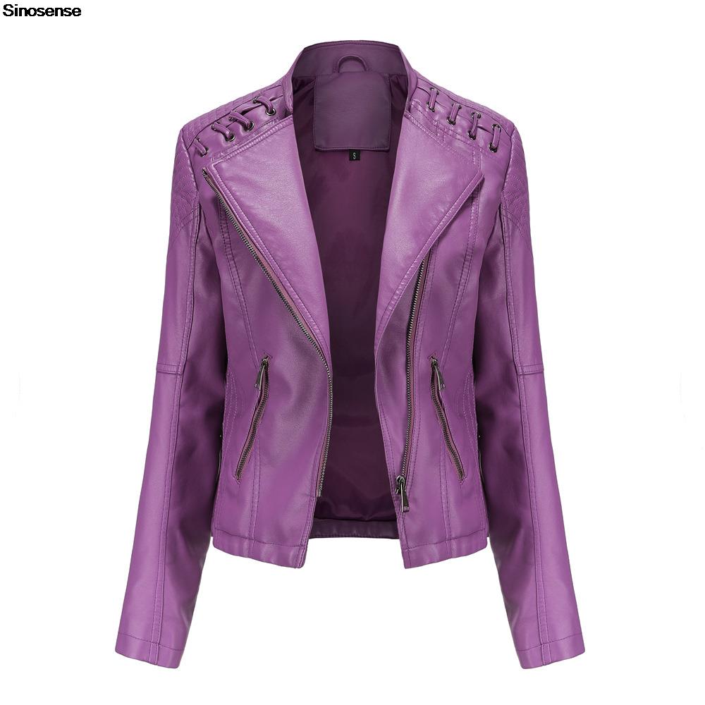 Nowa wiosna jesień kobiety Fau – Riding Jacket Leather recenzja i cena