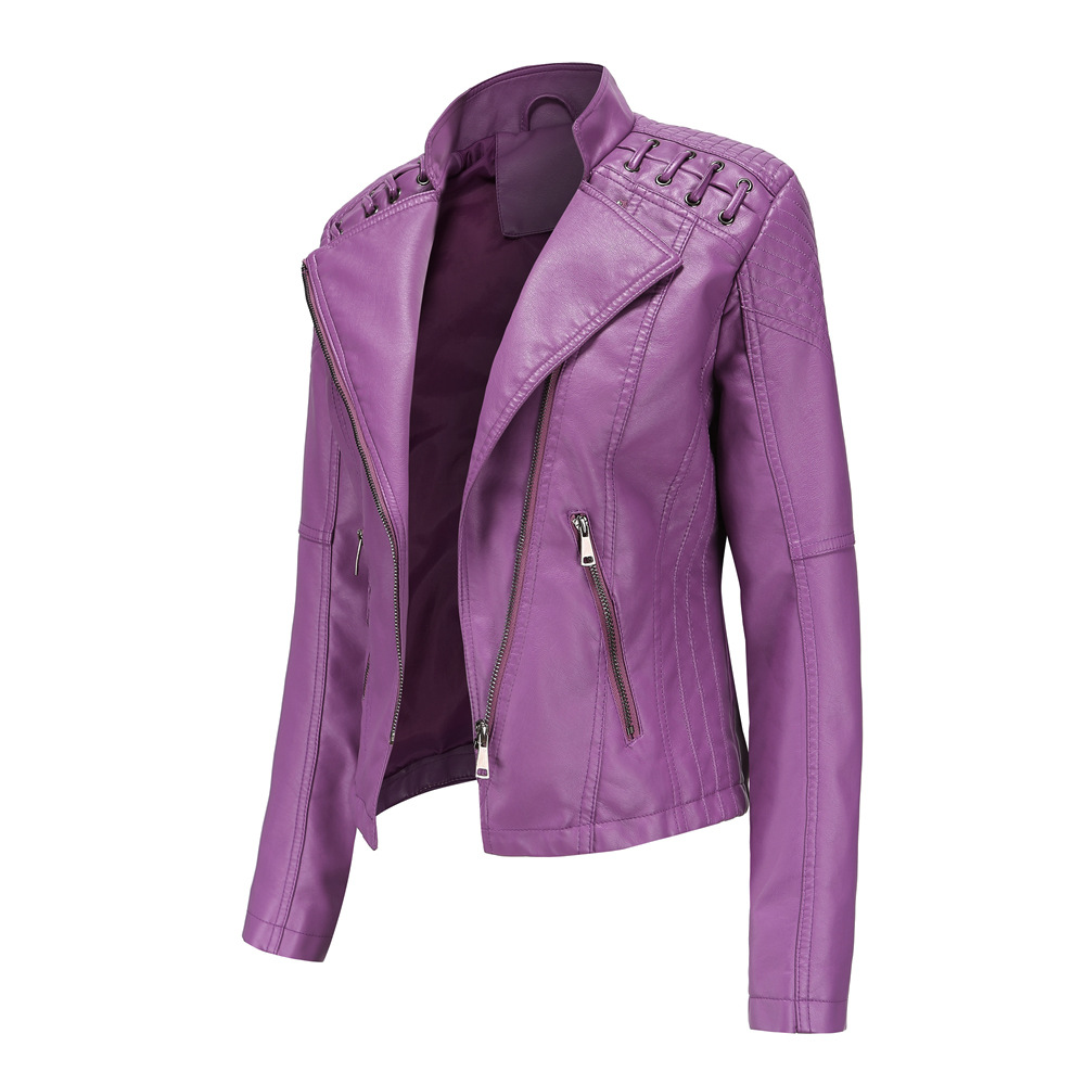 Nowa wiosna jesień kobiety Fau – Riding Jacket Leather recenzja i cena