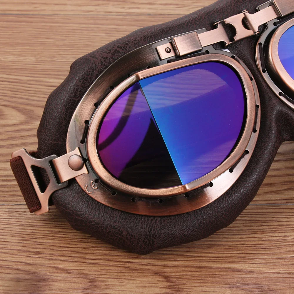 Pilot Retro Goggles Dustproof  – Motorcycle Gear Pattern recenzja i cena