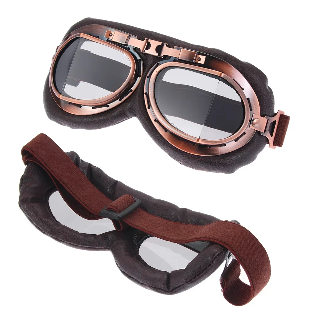 Pilot Retro Goggles Dustproof  – Motorcycle Gear Pattern recenzja i cena