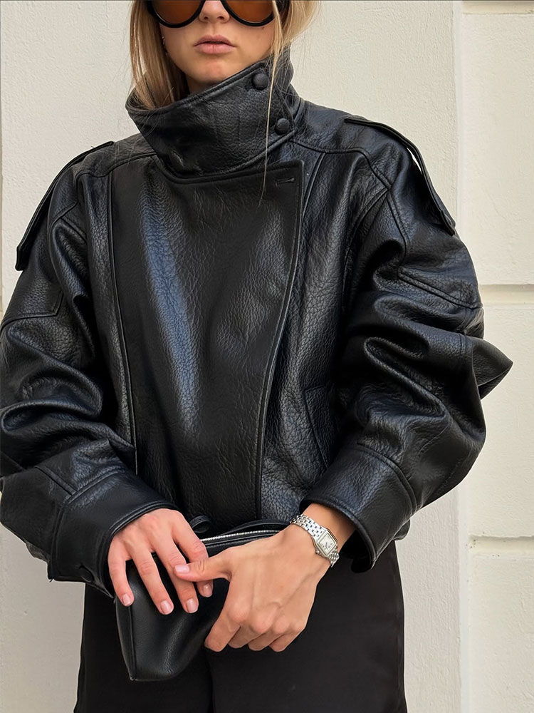 Kurtka damska ze sztucznej skó – Riding Jacket Leather recenzja i cena