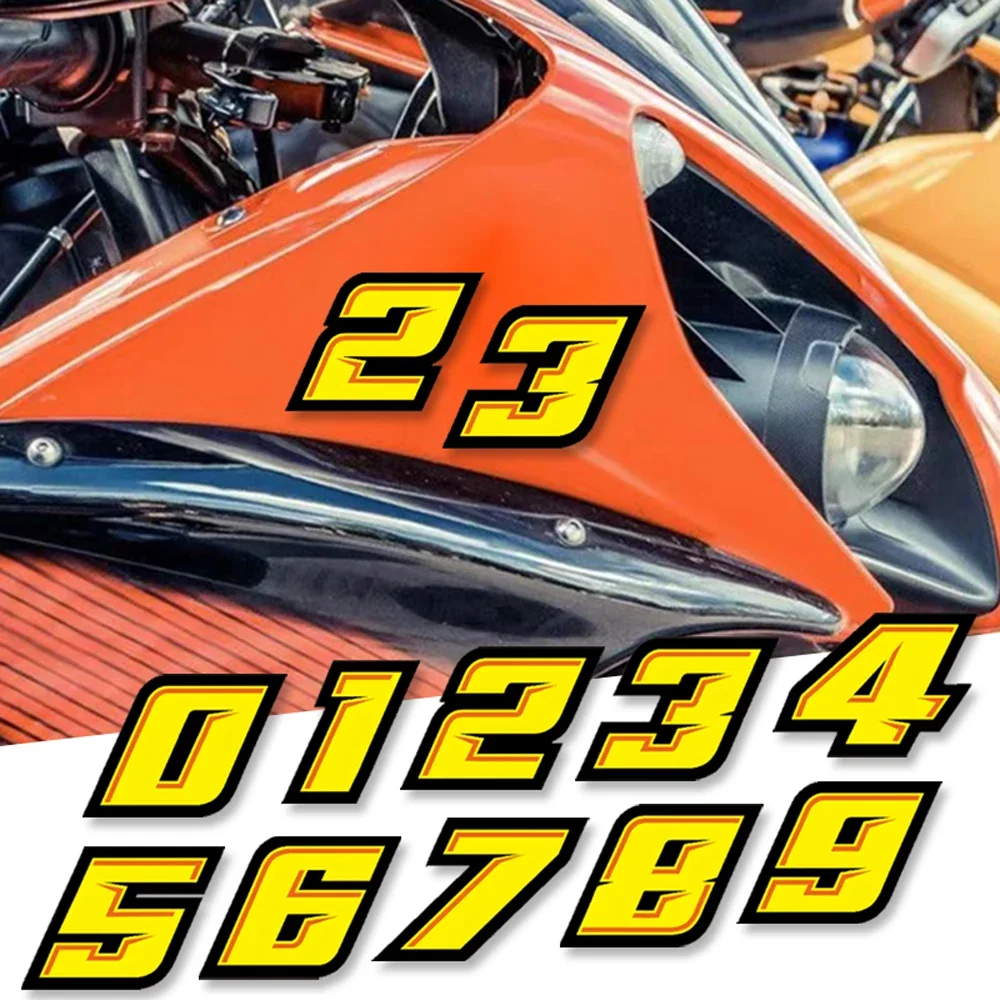 0123456789 Żółty numer samocho – Motorcycle Gear Yellow recenzja i cena