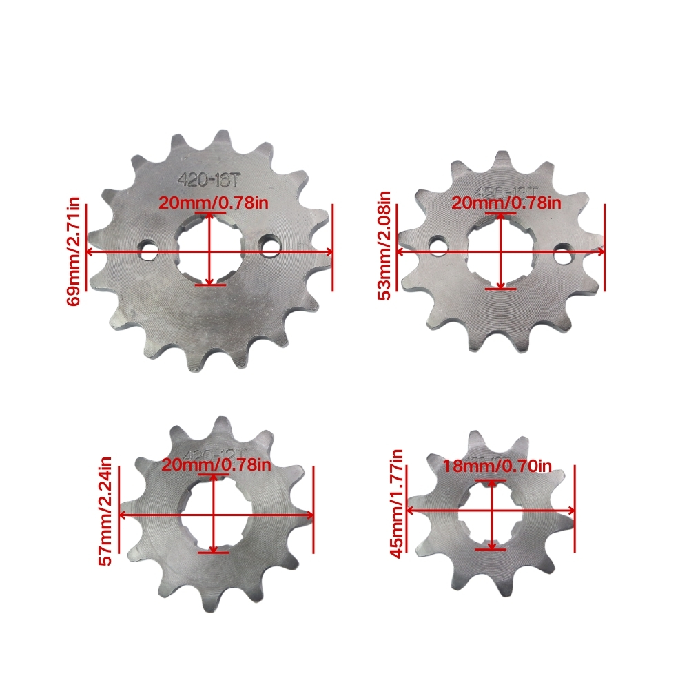 Motocyklowa zębatka przednia 4 – Motorcycle Gear Ratio recenzja i cena