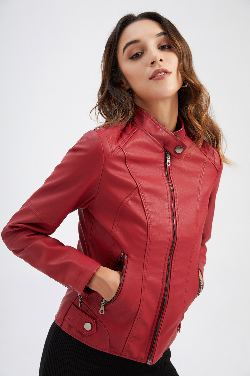 Damska kurtka skórzana, damska – Riding Jacket Leather recenzja i cena