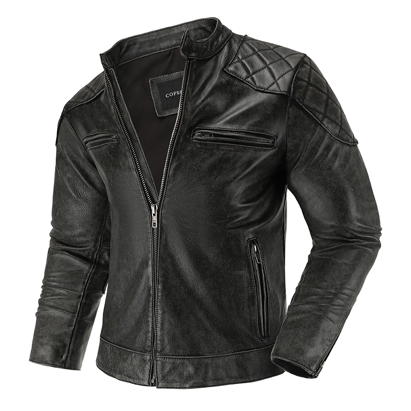 Skórzana kurtka Retro jazda mo – Riding Jacket Leather recenzja i cena
